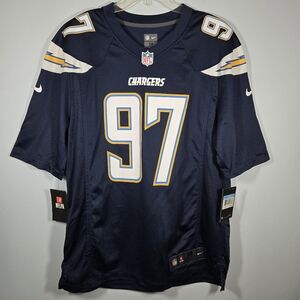 New! Nike NFL Joey Bosa Chargers 97 On Field Navy Jersey Game Day Jersey Medium‎